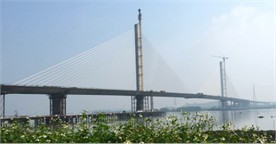 Overall layout diagram of the cable-stayed bridge. Photo taken by Xiaotang Wang  at Guangzhou, Guangdong, China on 4 April 2024
