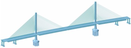 Overall finite element model