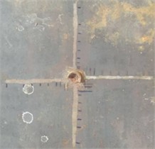 Welding residual stress measurement scheme via X-Ray diffraction method.  All photographs were taken by Yuhao Liu in Guangzhou, China, on September 15, 2025