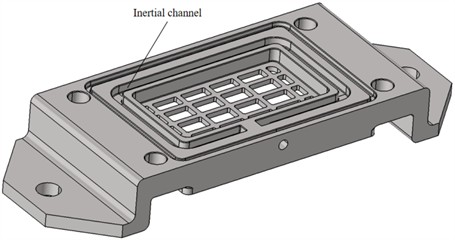 The inertial channel of the existing hydraulic damper
