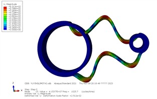 First ten order mode shapes