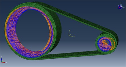 Schematic diagram of boundary conditions and load settings