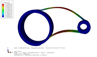 First ten order mode shapes