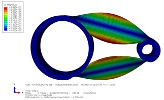 First ten order mode shapes