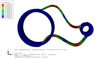 First ten order mode shapes