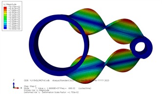 First ten order mode shapes