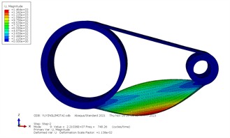 First ten order mode shapes
