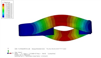 First ten order mode shapes