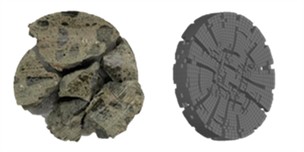 Failure modes of concrete at different strain rates