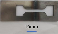 Tensile specimen and its residual material. Photo by Chen Yuehan, Nanyang, China, Dec 2, 2025