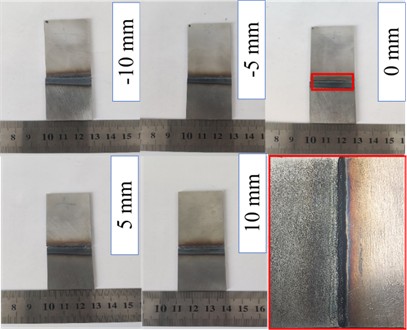 Macroscopic morphology of Q235/304 welded joints.  Photo by Chen Yuehan, Nanyang, China, Dec 5, 2025