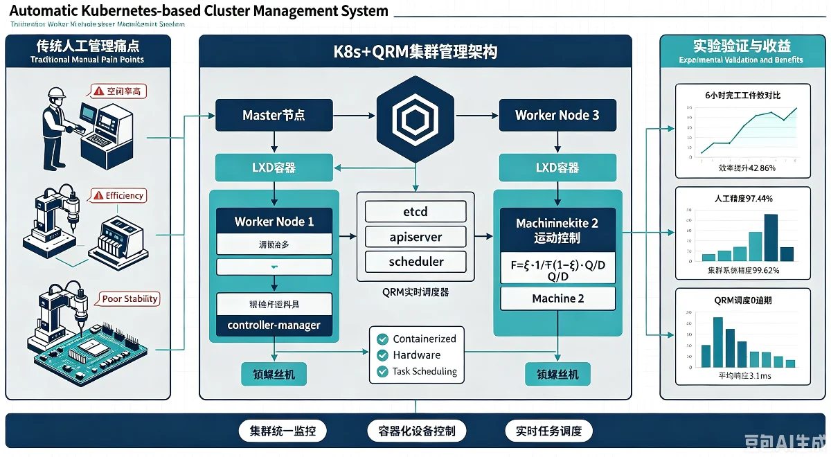 Design and implementation of cluster management system for automatic screw machine based on Kubernetes