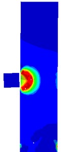 Damage state of piers for different strengthening layer thicknesses