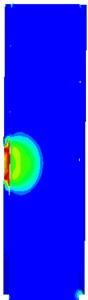 Damage state of piers for different strengthening layer thicknesses