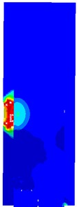 Damage state of piers for different strengthening layer thicknesses