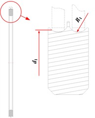 Inner and outer raceway dimensions of the signal rolling ring