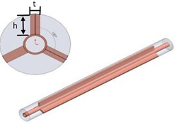 Schematic of the nine metal-foam configurations