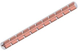 Schematic of the nine metal-foam configurations