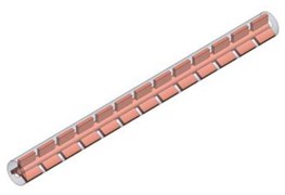 Schematic of the nine metal-foam configurations