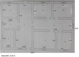Building wall plan