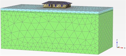 Splitting the model into finite elements