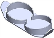 Structural elements of the modernised bogie frame design
