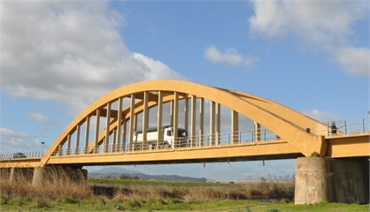 Views of the arch stayed bridge 1 as second case study Photo by the authors during field investigation