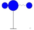 Calculation schemes of span structures in various connections with supports: a) seismic protection + rigid support part; b) seismic protection + movable support part; c) seismic protection + seismic protection; d) seismic protection + spring + movable support part