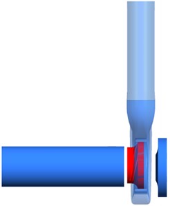 Three-dimensional geometry model of the centrifugal pump