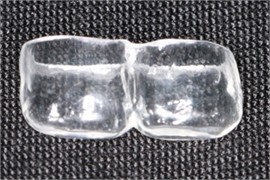 Laboratory procedure: a) the working models mounted on the articulator; b)-c) after building the direct tracks with modelling wax; d)-e) duplication and cast model; f) mock-up acetate trays made on duplicated model