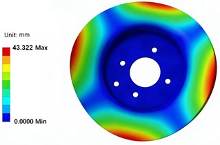 The first four modal shapes