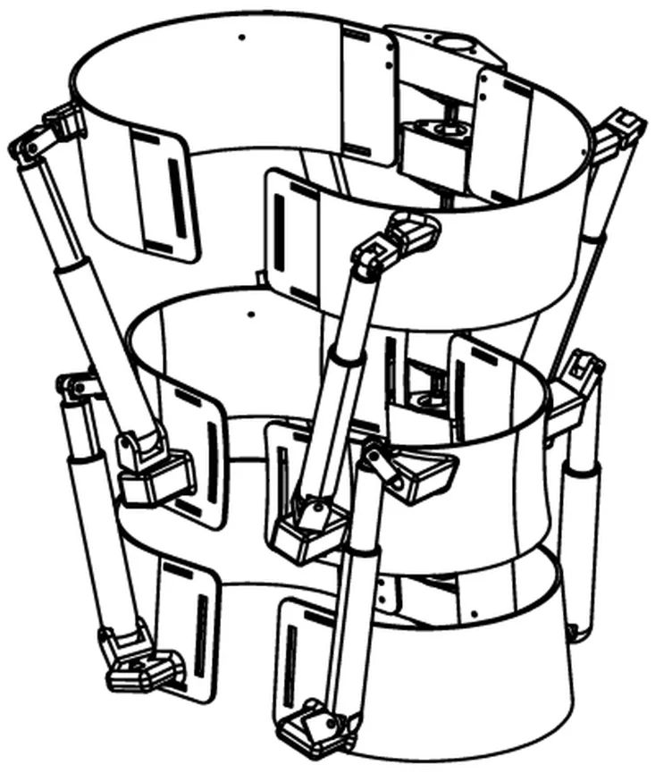 A robotic spine exoskeleton based on linear electric actuators for spinal deformity correction
