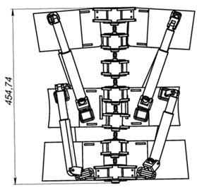 Structural layout of the exoskeleton