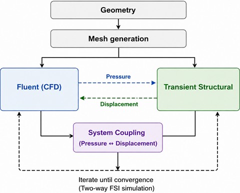 Two-way fluid-structure interaction simulation workflow