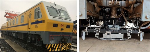 Specialized rail inspection vehicle. Source: developed by the authors based  on modern rail diagnostic systems described in [11-13]