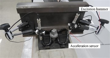 Test of natural frequency. Photo by the author on March 10, 2026, at the Mechanics Laboratory in Qingdao
