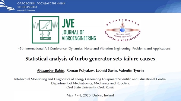 Statistical analysis of turbo generator sets failure causes