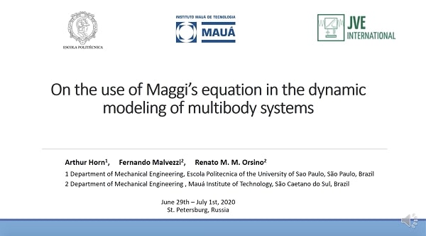 On the use of Maggi’s equation in the dynamic modeling of multibody systems
