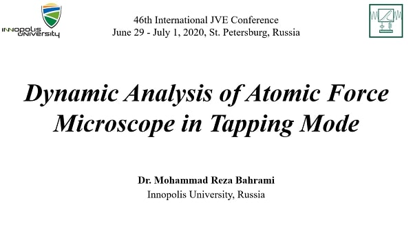 Dynamic analysis of atomic force microscope in tapping mode
