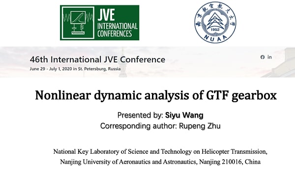 Nonlinear dynamic analysis of GTF gearbox