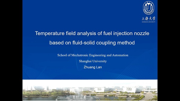 Temperature field analysis of fuel injection nozzle based on fluid-solid coupling method