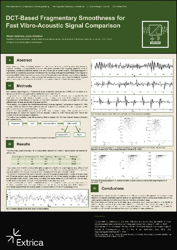 Poster: DCT-based fragmentary smoothness for fast vibro-acoustic signal comparison